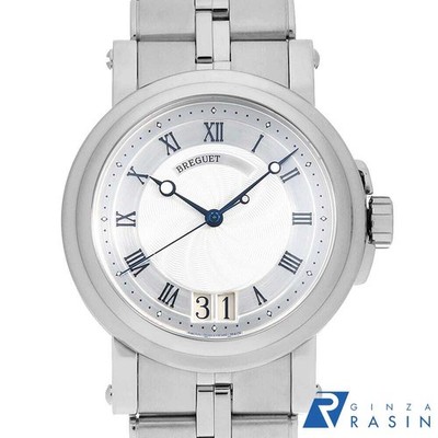 Breguet Marine II Großes Datum 5817ST/12/SV0 Herren Uhr Aus Japan G0801