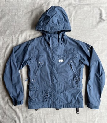 Helly Hansen Women XS Shell Jacket Blue Waterproof Lightweight Breathable Sealed