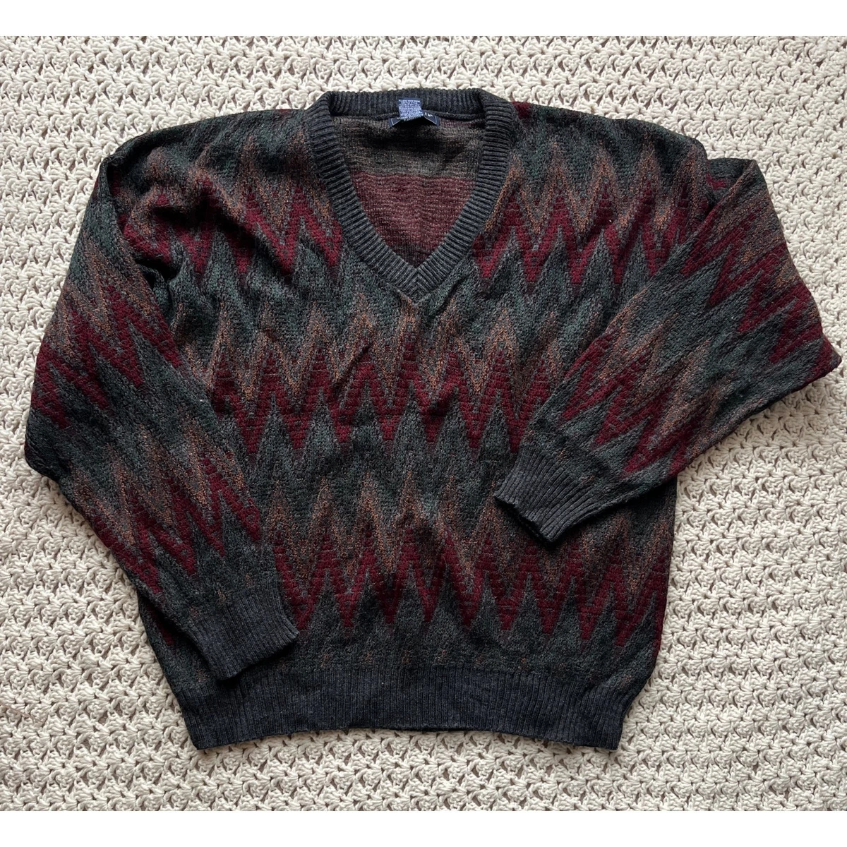 Pull à Rayures Garçon Gymboree - Taille 3, Rayures Rouges Vertes Noires - Occasion Très Bon état, Manches Longues