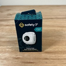 4-pack of Safety 1st Parent Grip Door Knob Covers in white Open Box