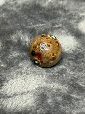 German Bennington Hard Clay Marble Shooter Size 0.75" Brown