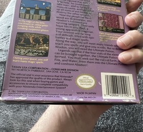 Nintendo NES Magician &ndash; Original Box & Game &ndash; Authentic Taxan