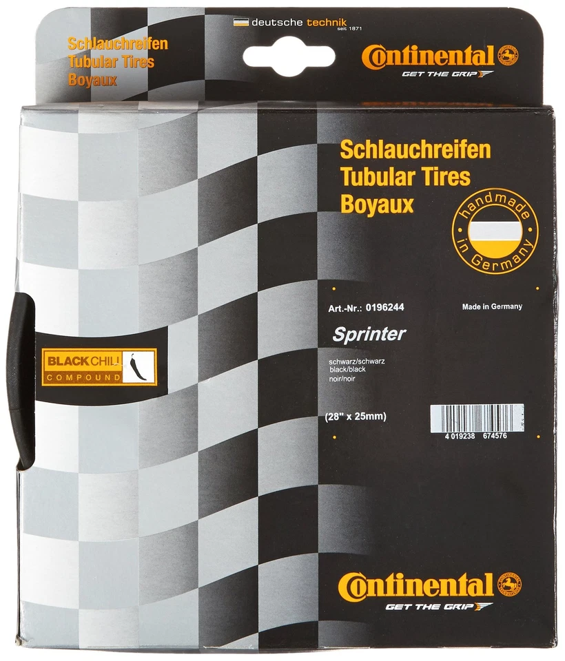 Sprinter Tubular Road Bicycle Tire with Black Chili (26x22, Tubular, Black) - Image 4 of 4