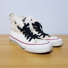 Converse All Star Shoes Size 3 Vintage 1980s USA Made White Vintage