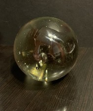Solid Glass Orb or Sphere 3 Diameter with controlled bubbles
