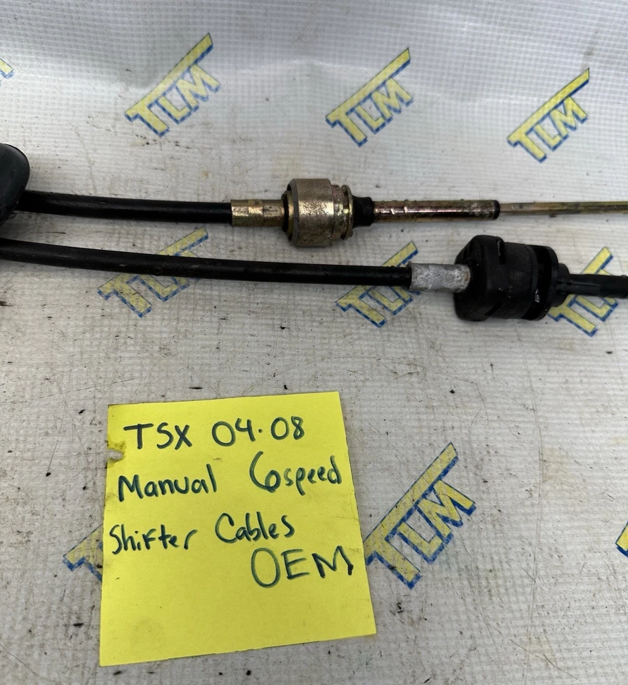 04-08 Cables de cambio de transmisión manual Acura TSX 6 velocidades 2005 06 07 cambio OEM Foto 2 de 4