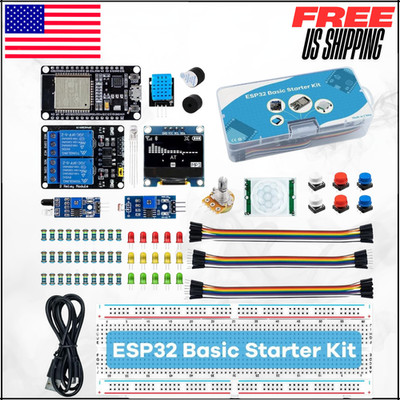 Basic Starter Kit For ESP32 ESP-32S WiFi I OT Development Board W/ Tutorial