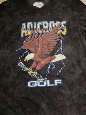 Adidas Adicross Golf Eagle Print T-Shirt Mens XL