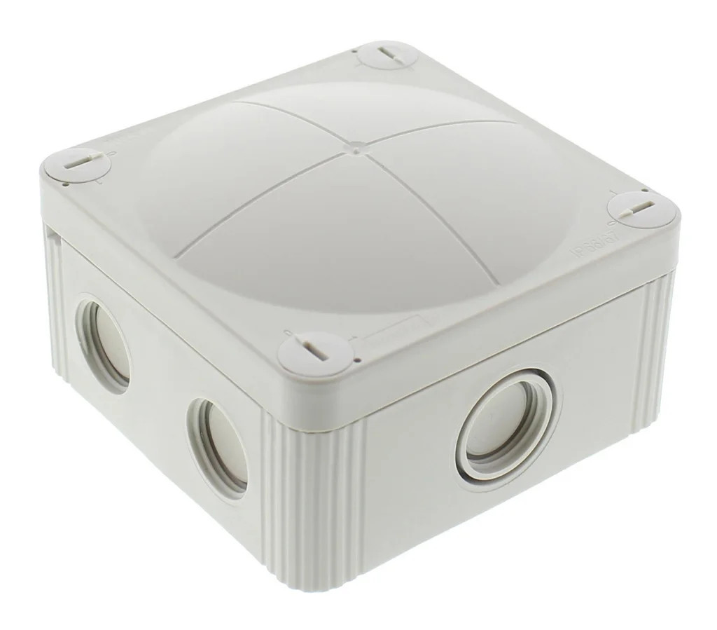Wiska Combi Junction Box Grey 407 95x95x60mm No Terminals 10105595 LG