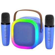 Karaoke Machine for Kids Adults, Portable Bluetooth Speaker with Wireless Mic...
