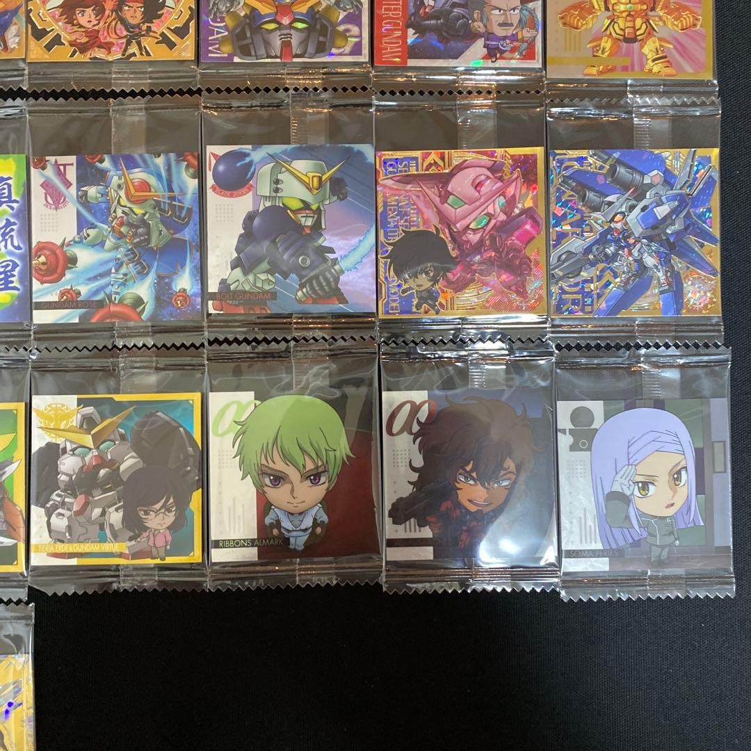 Gundam Seal Trading 36-Set Complete Sticker Collectible Anime Ages 14 ...
