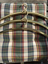 Vintage mosiężny wieszak na ubrania 3 sztuki, lata 70. połowa wieku 