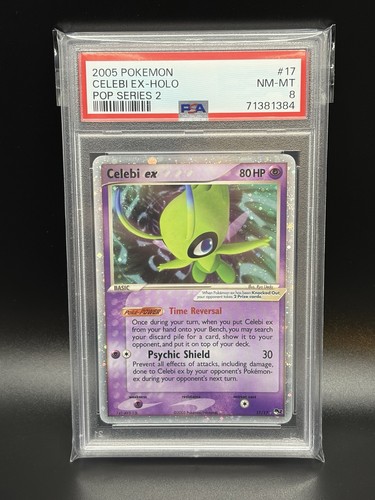 Celebi ex graded PSA 8 for sale on eBay