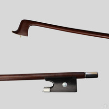Antique German 3/4 Violin Bow Pernambuco c. 1880 1900 Wood-to-Wood Frog