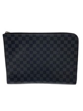 LOUIS VUITTON Other Pochette Jules GMNM Damier Graphite Cowhide BLK Used
