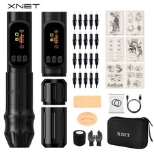 XNET Sage Pro Wireless Tattoo Machine 3D Eyebrow Practice Skin Brushles Motor