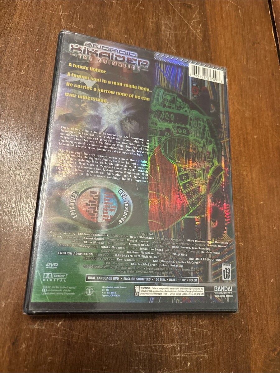 Android Kikaider The Animation Vol 1 DVD + Insert Lonely Soul