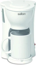 Salton FC1206 Coffee Maker White Drip Coffee Machine Compact & Convenient