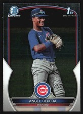 2023 Bowman Chrome Prospects Angel Cepeda #BCP-205 TS8-2