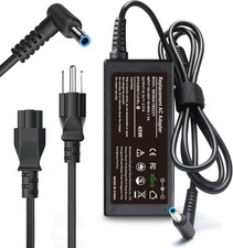 45W Laptop Charger for HP Laptop Computer,19.5V 2.31A Smart Blue Tip Power Adapt