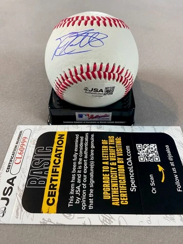 KANSAS CITY ROYALS- MIKE MOUSTAKAS AUTOGRAPH ROLB BASEBALL JSA CL60999