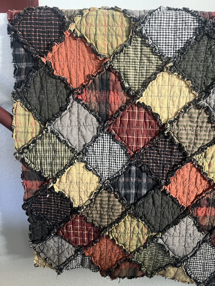 Donna Sharp Twin размер лоскутное одеяло 70 «X88» многоцветный - Изображение 4 из 4