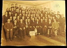 1924 École de Coupe Napolitano Tailoring School Group Photo France