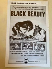 Black Beauty Pressbook 1946 Mona Freeman, Richard Denning, Evelyn Ankers!