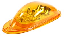 54233 - STT LAMP YELLOW LED SIDE TURN LAMP OVAL SURFACE MNT AMP CNNCTR - 1 EA