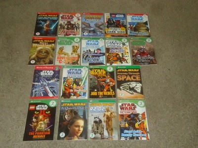 Lot 18 Star Wars Childrens Reading Level 1 & 2 Books Readers