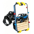 UTV Phone Mount 360° Adjustable Phone Holder 8 Claws Fits 1.75"-2" Round Tube