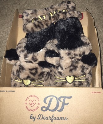 dearfoam cat nap slippers