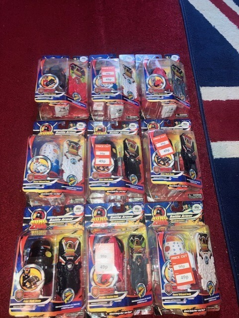 13 Kung Zhu Battle Armor job lot