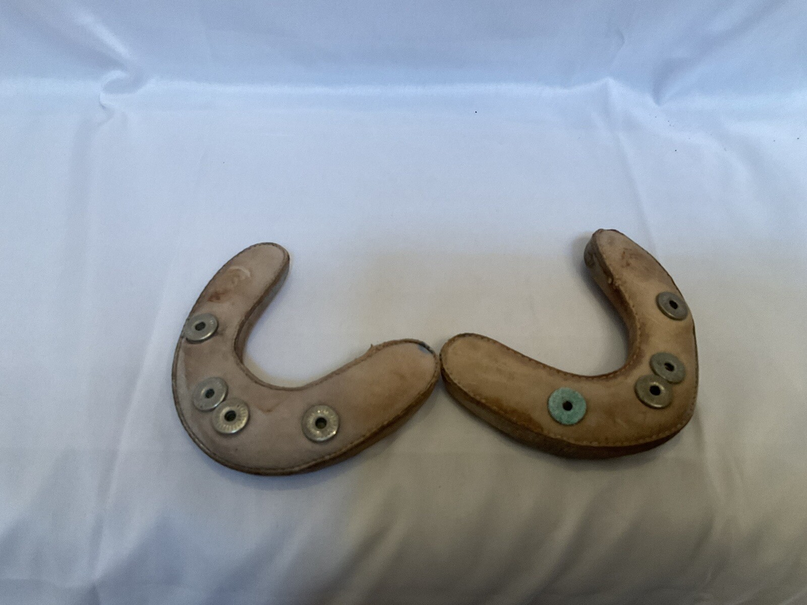 1960s Authentic Vintage Wilson Big U Football Helmet Jaw Pads still