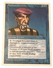 Magic: The Gathering (MTG 4th Edition) 1995 - Prodigal Sorcerer