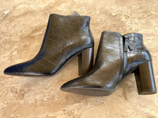 Boden  Black High Heel Pointed Toe Ankle Boots size 41==size 7