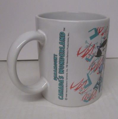 Vintage 1996 Flintstones Ceramic Paramount Canada's Wonderland Coffee Mug