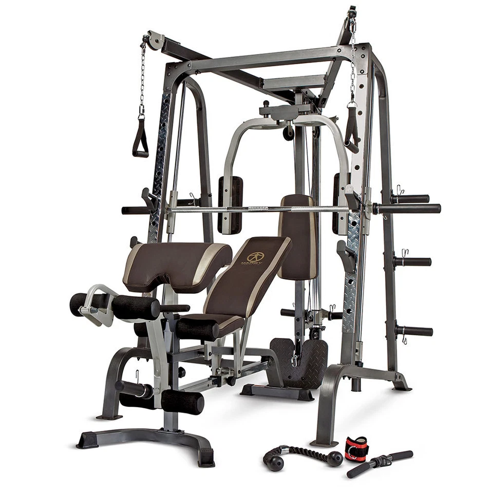 Marcy Home Gym Smith Cage System MD-9010G Krafttraining Circuit Combo Maschine