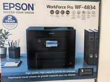 EPSON Workforce Pro WF-4834 High speed/capacity printer for business. 