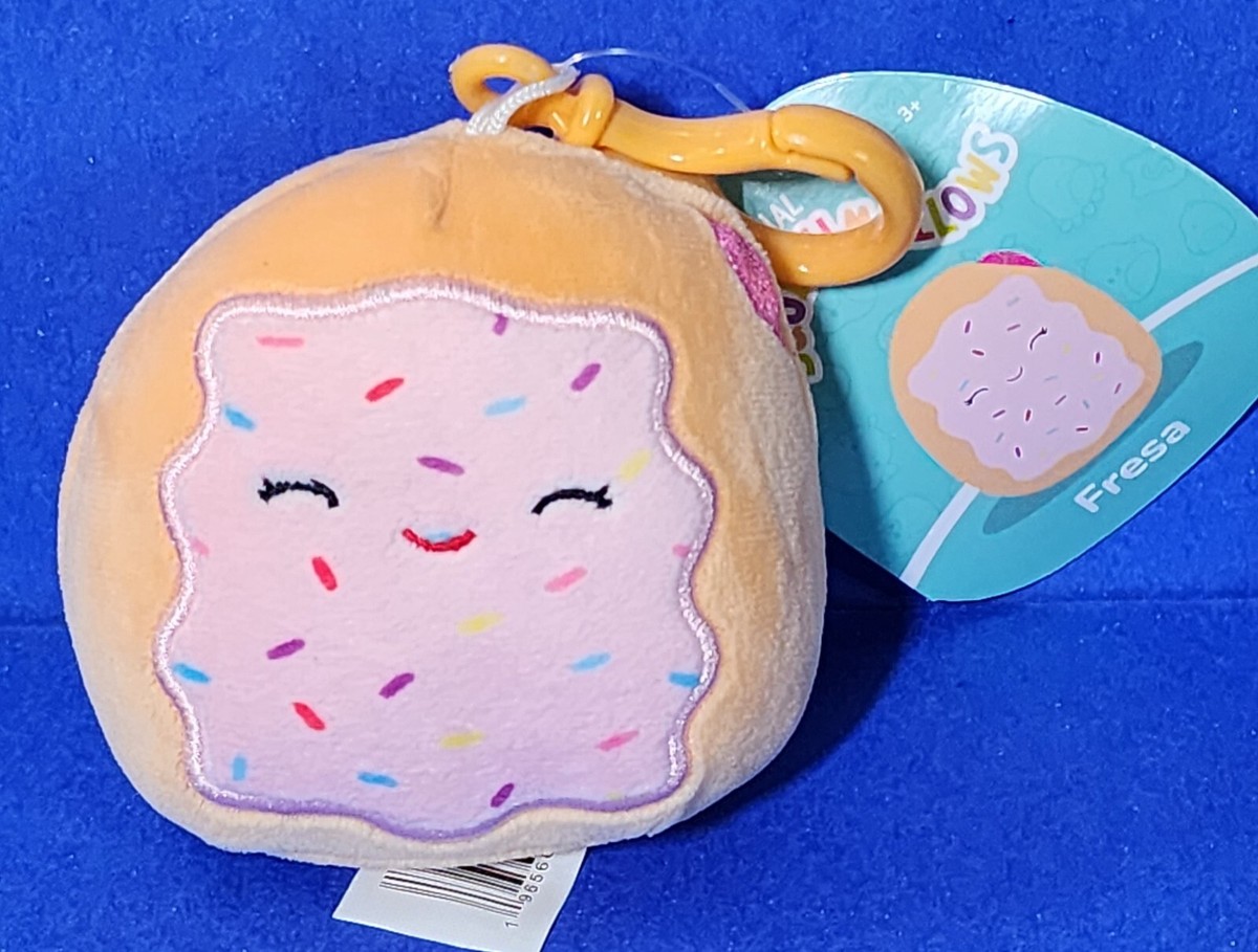 Squishmallows Breakfast Food Squad Fresa the Toaster Pastry Clip
