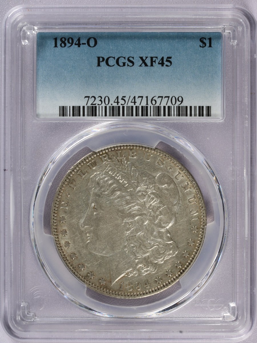 1894-O $1 Morgan Silver Dollar PCGS XF 45 | eBay