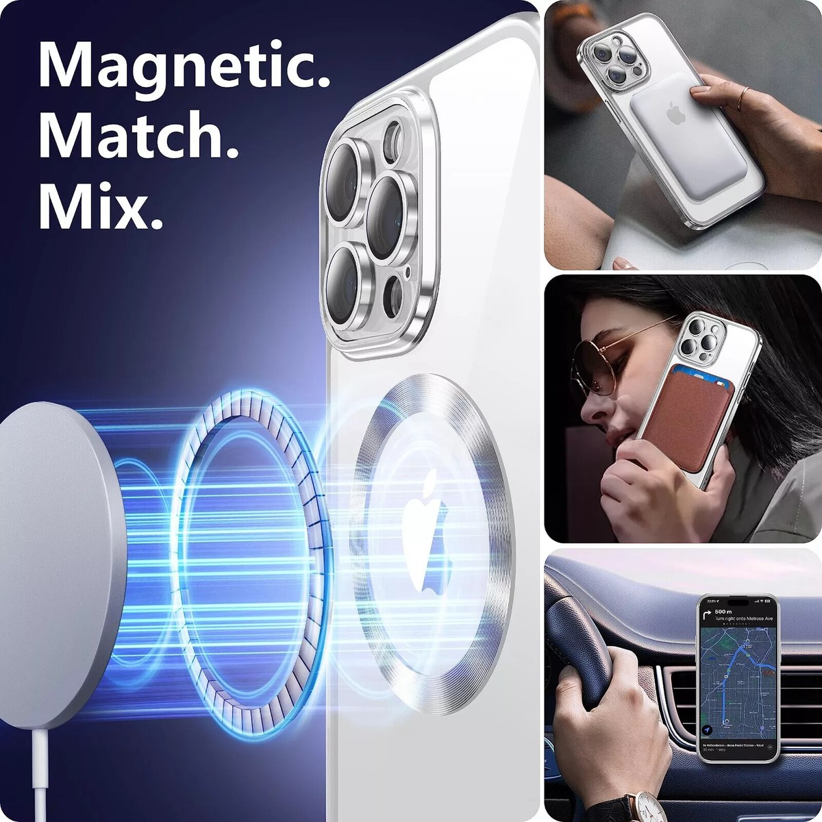 Estuche Para IPhone 15 Pro - Prodigee Safetee Flow+Mag - Desert