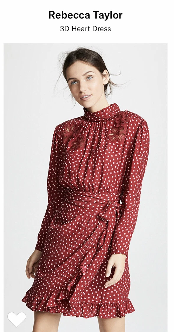 Rebecca taylor heart dress clearance