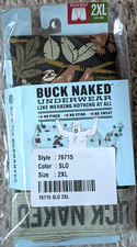 Duluth Trading Buck Naked Boxer Briefs Mens 2XL 44-46 Sloths Pattern
