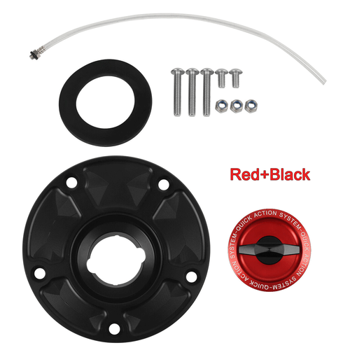 Keyless Fuel Gas Tank Cap CNC For Kawasaki Z1000/SX/R 2007-20 NINJA ZX-10R ZX-6R - Picture 5 of 12