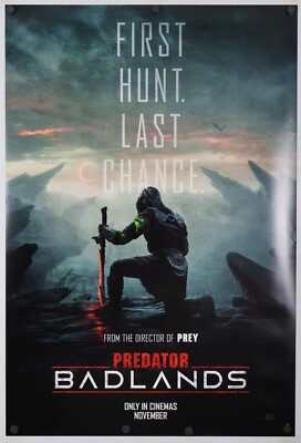 Predator Badlands - original DS movie poster US Advance D/S 27x40