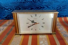 Orologio Da Tavolo Anni 70 Kienzle Vintage Legno E Ottone  Modernariato Funziona