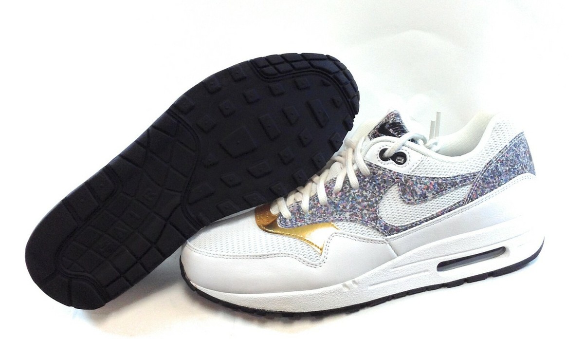 Size 9.5 - Nike Air Max 1 SE White Multi Gold W for sale online | eBay