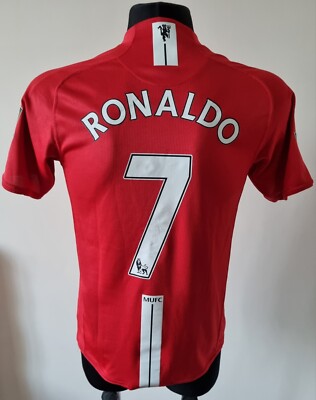 Nike Manchester United RONALDO 7 ユニフォーム Nike Manchester United Ronaldo 06/07 LS Home Jersey / Shirt