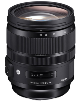 SIGMA 24-70mm F2.8 DG OS HSM Art A017 Nikon F-FX Mount Full